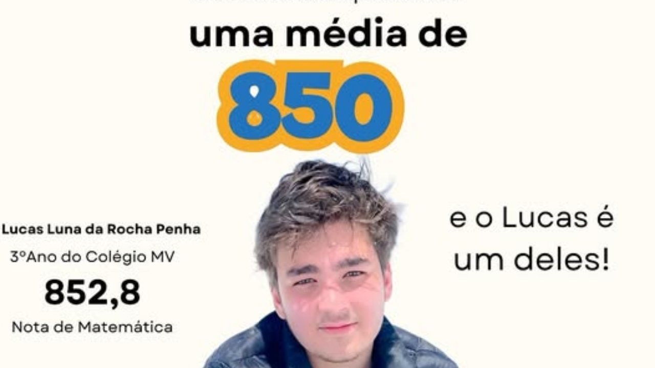 Colégio MV no TOPO do Enem 2024 mais uma vez